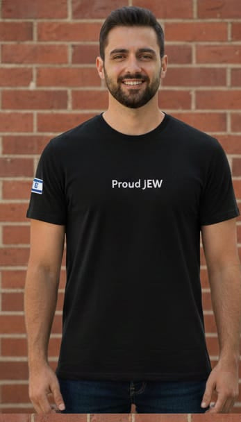 Mens Proud JEW brand T-Shirt